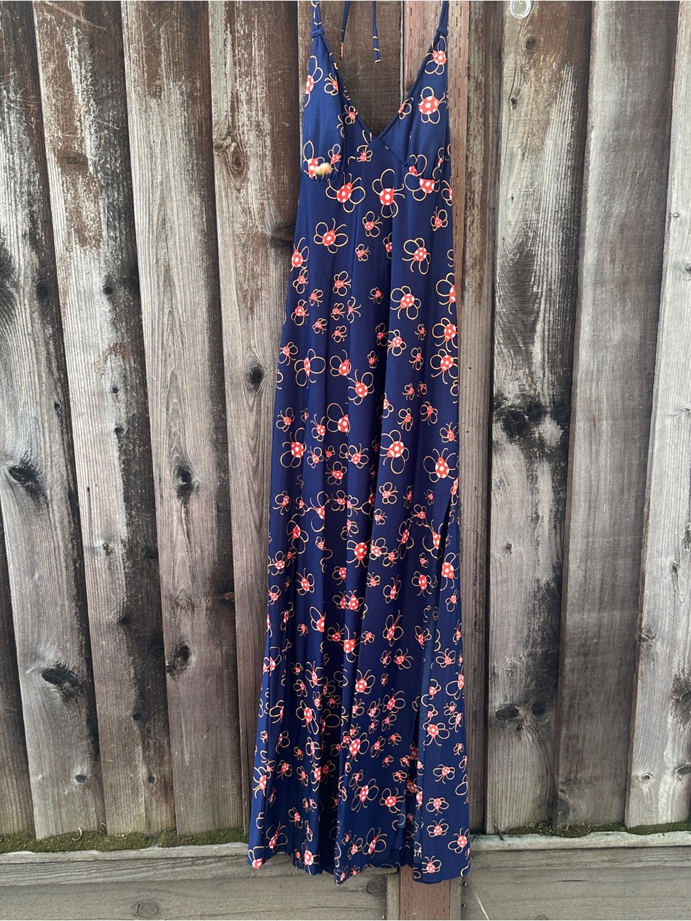 Vintage Elizabeth Stewart Maxi Dress Novelty